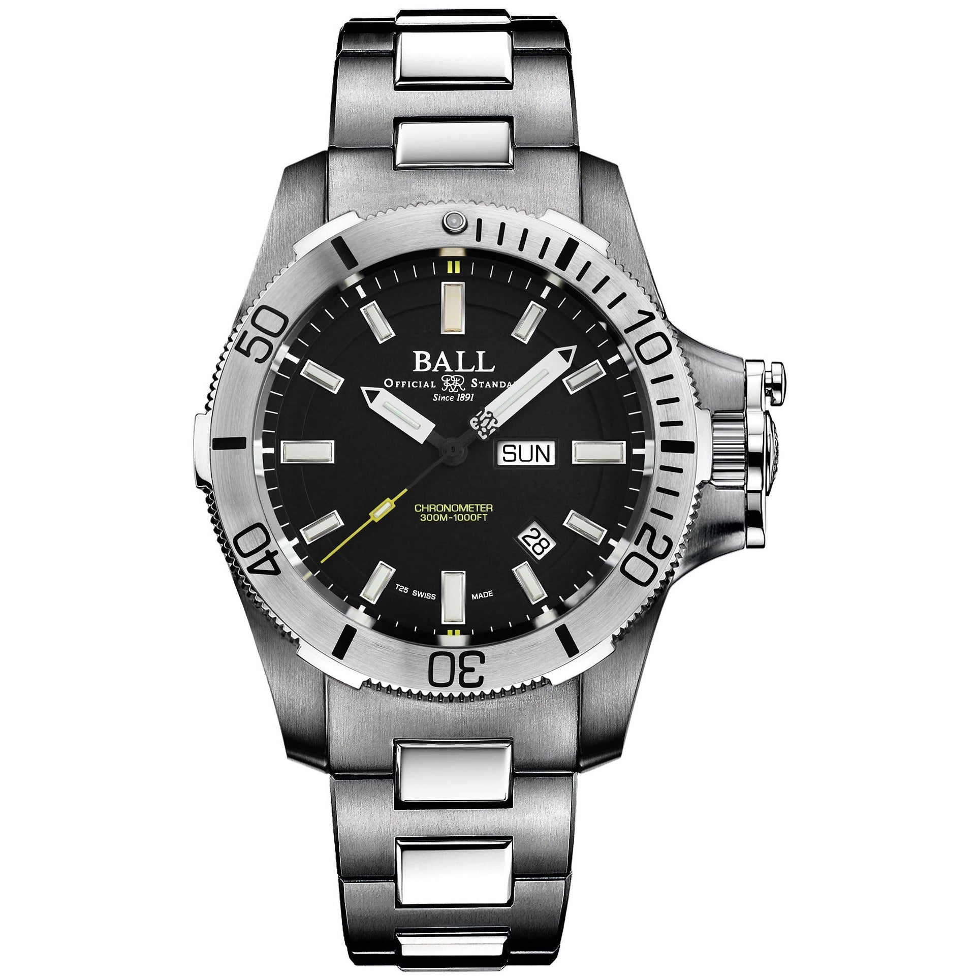 Ball Engineer Hydrocarbon Submarine Warfare Men's Black Watch