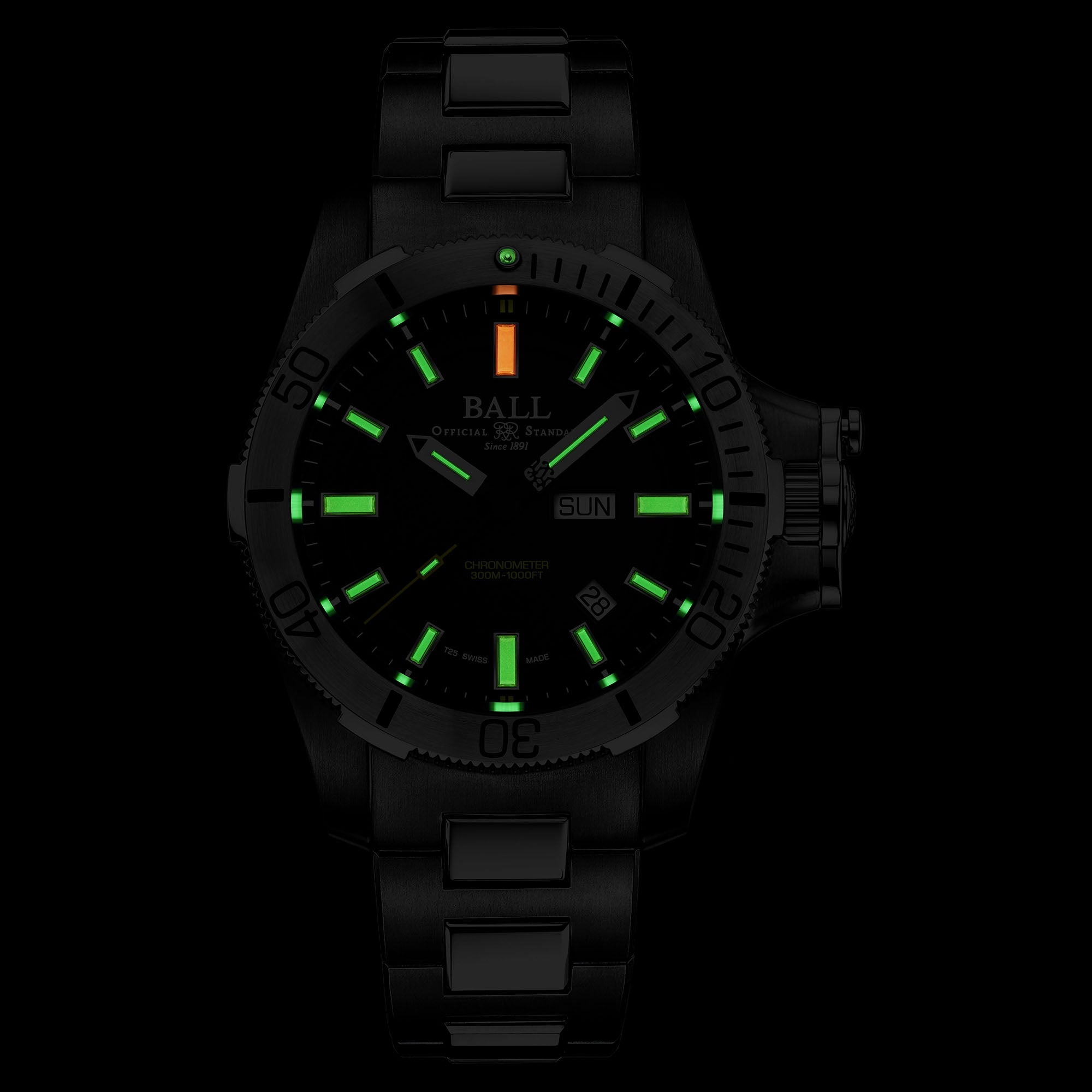 Ball Engineer Hydrocarbon Submarine Warfare Men's Black Watch