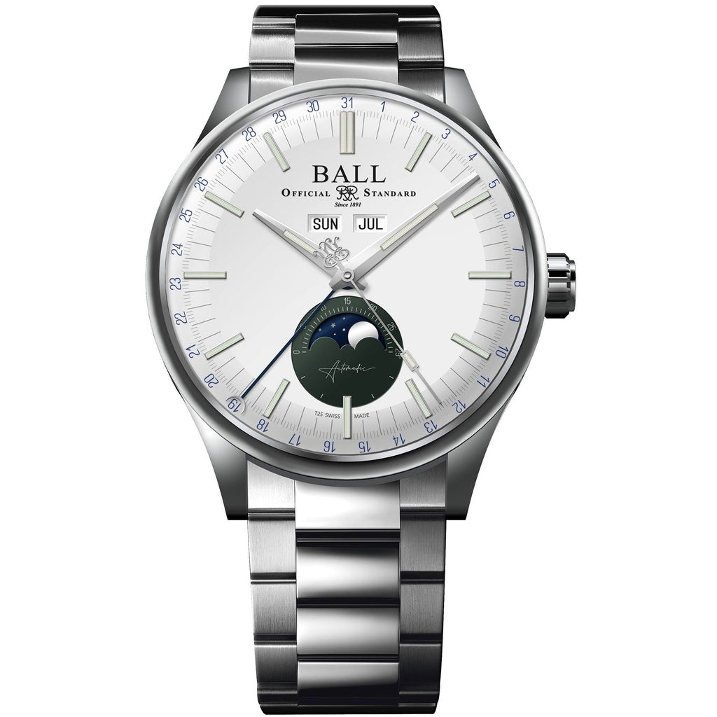 Ball Engineer II Moon Calendar Men's Green Watch