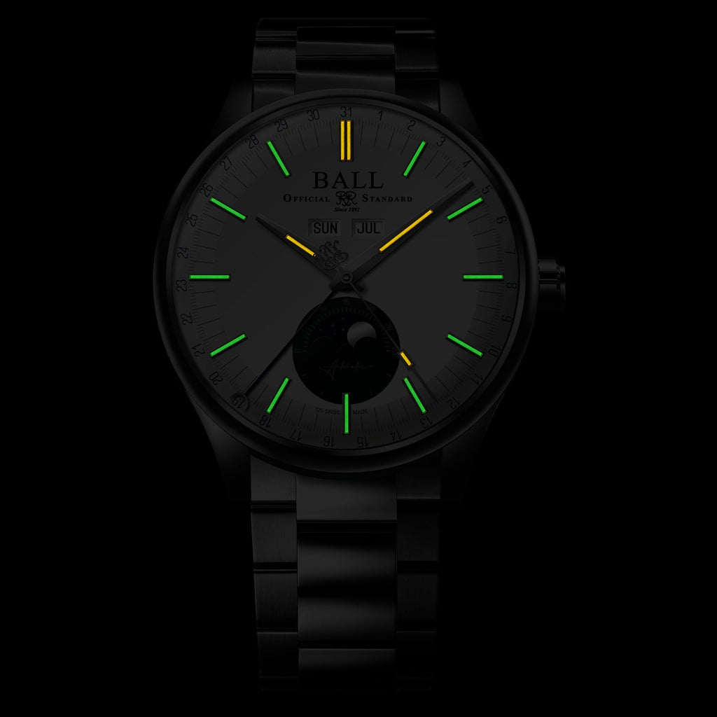 Ball Engineer II Moon Calendar Men's Green Watch