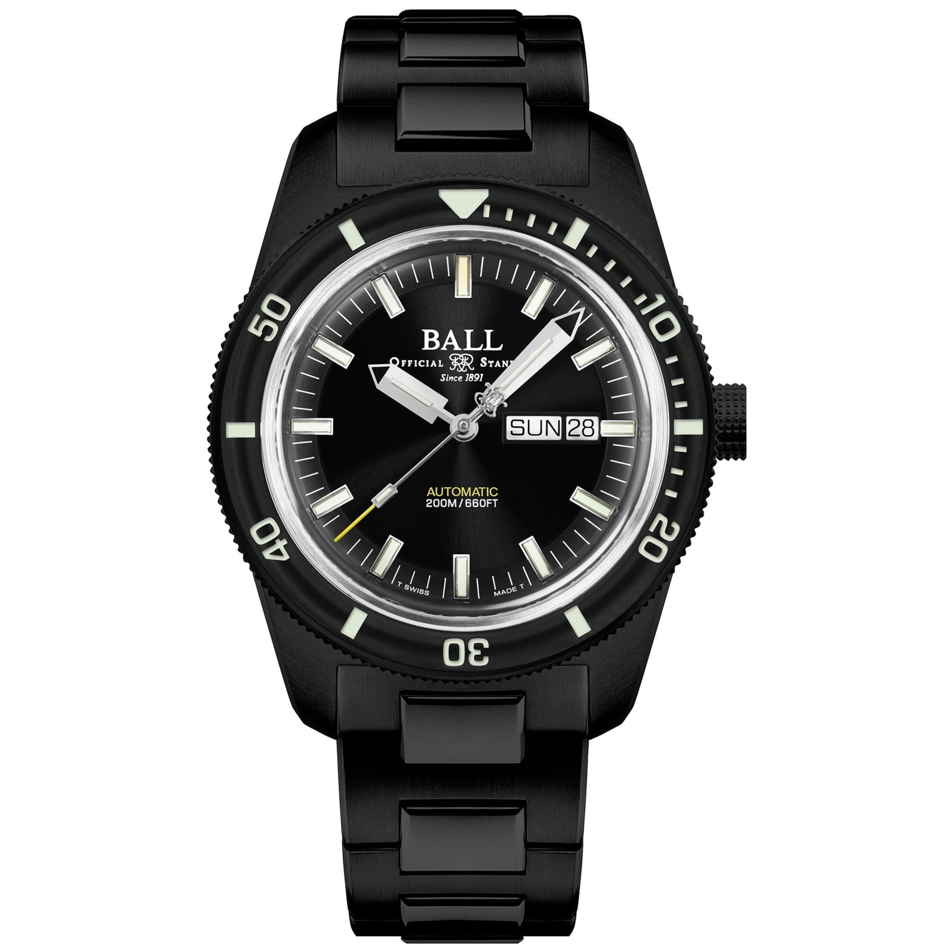 Ball Engineer II Skindiver Heritage Men's Black Watch