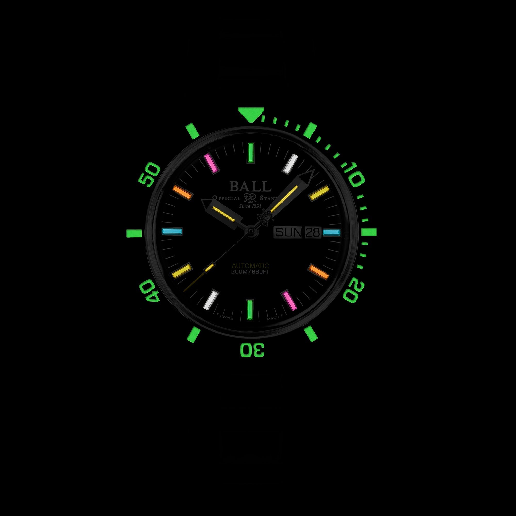 Ball Engineer II Skindiver Heritage Men's Black Watch