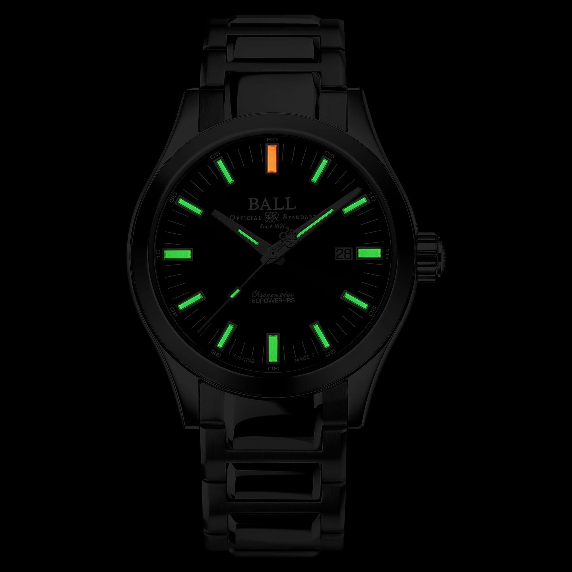 Ball Engineer M Marvelight (43mm) Men's Black Watch