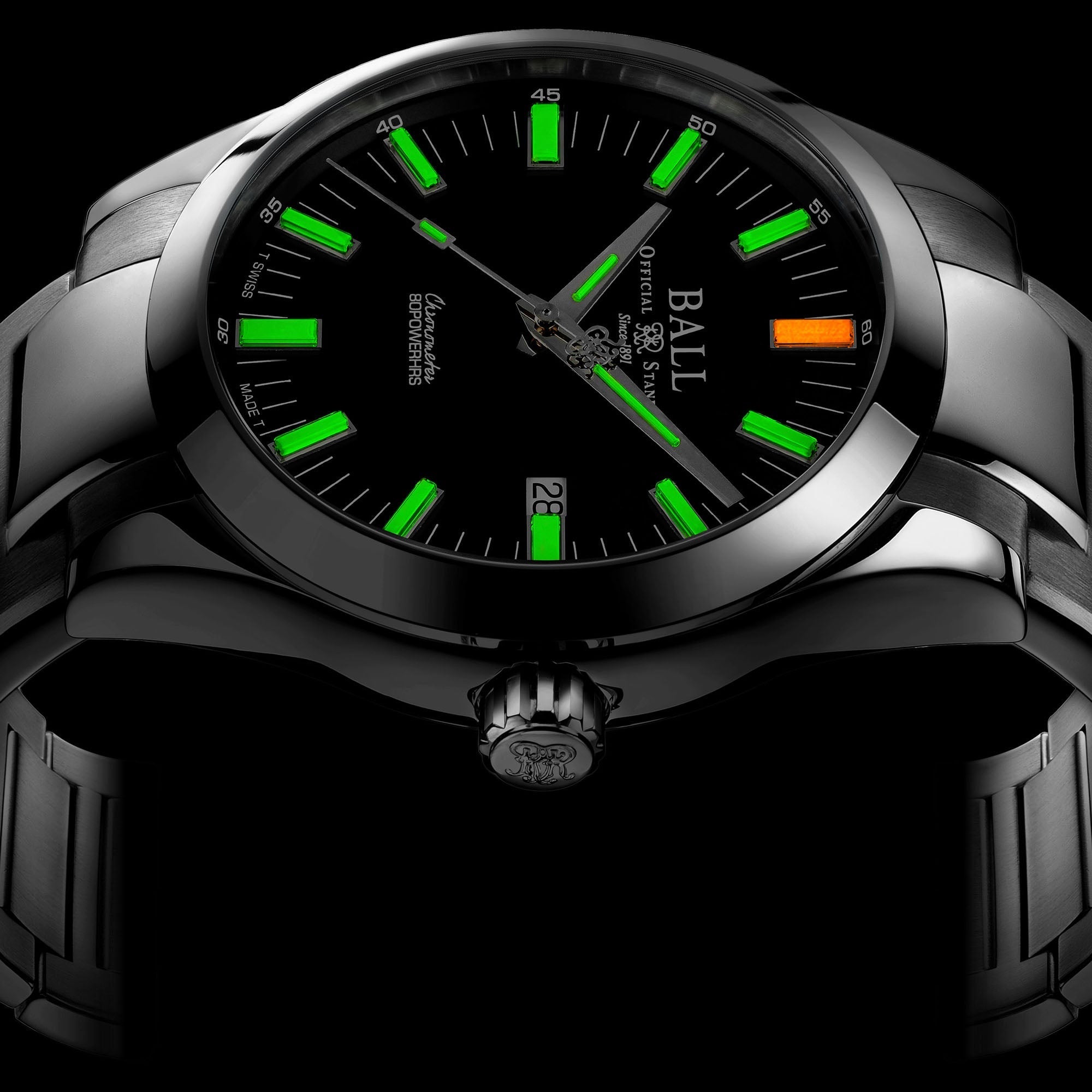 Ball Engineer M Marvelight (43mm) Men's Black Watch