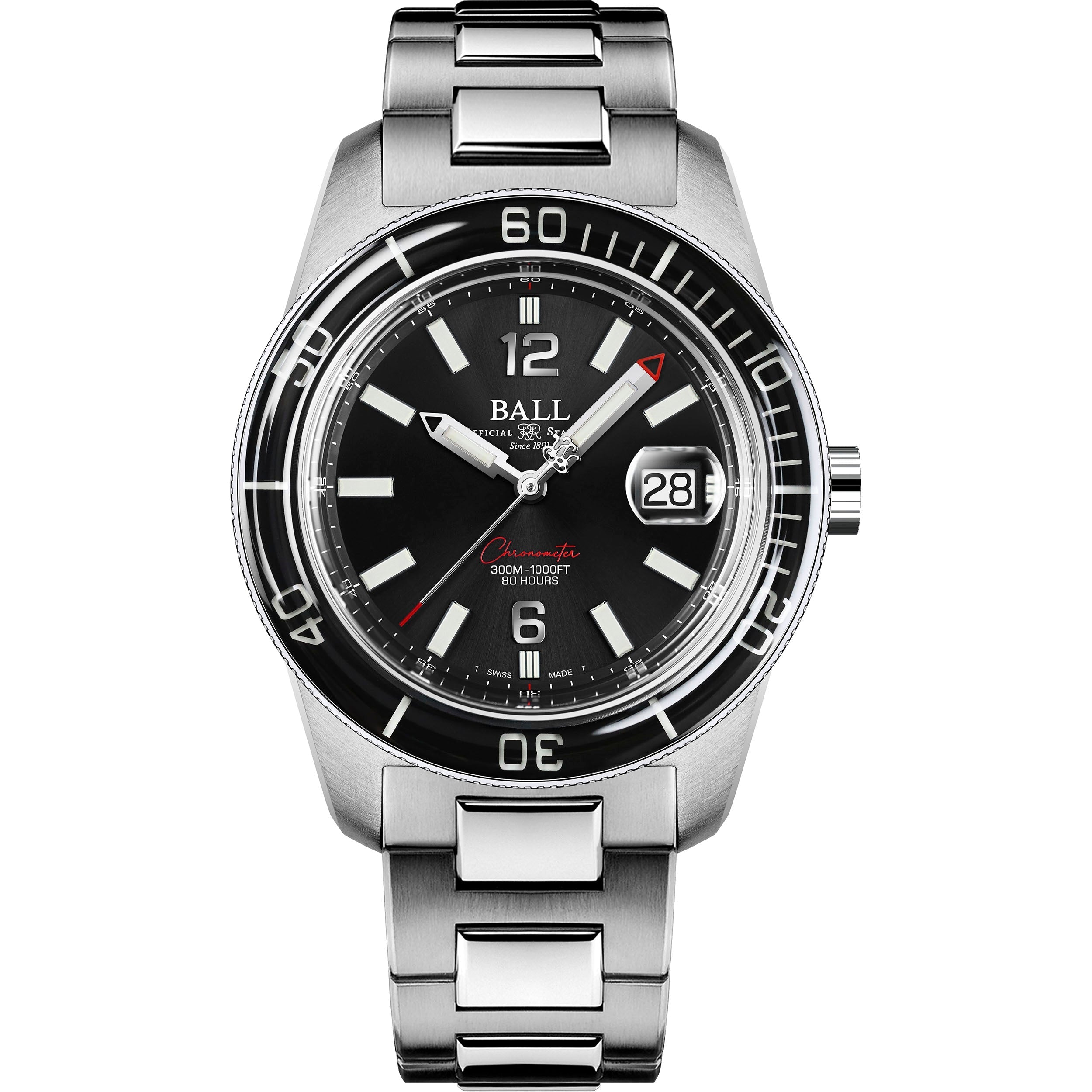 Ball Engineer M Skindiver III Auto Men's Black Watch