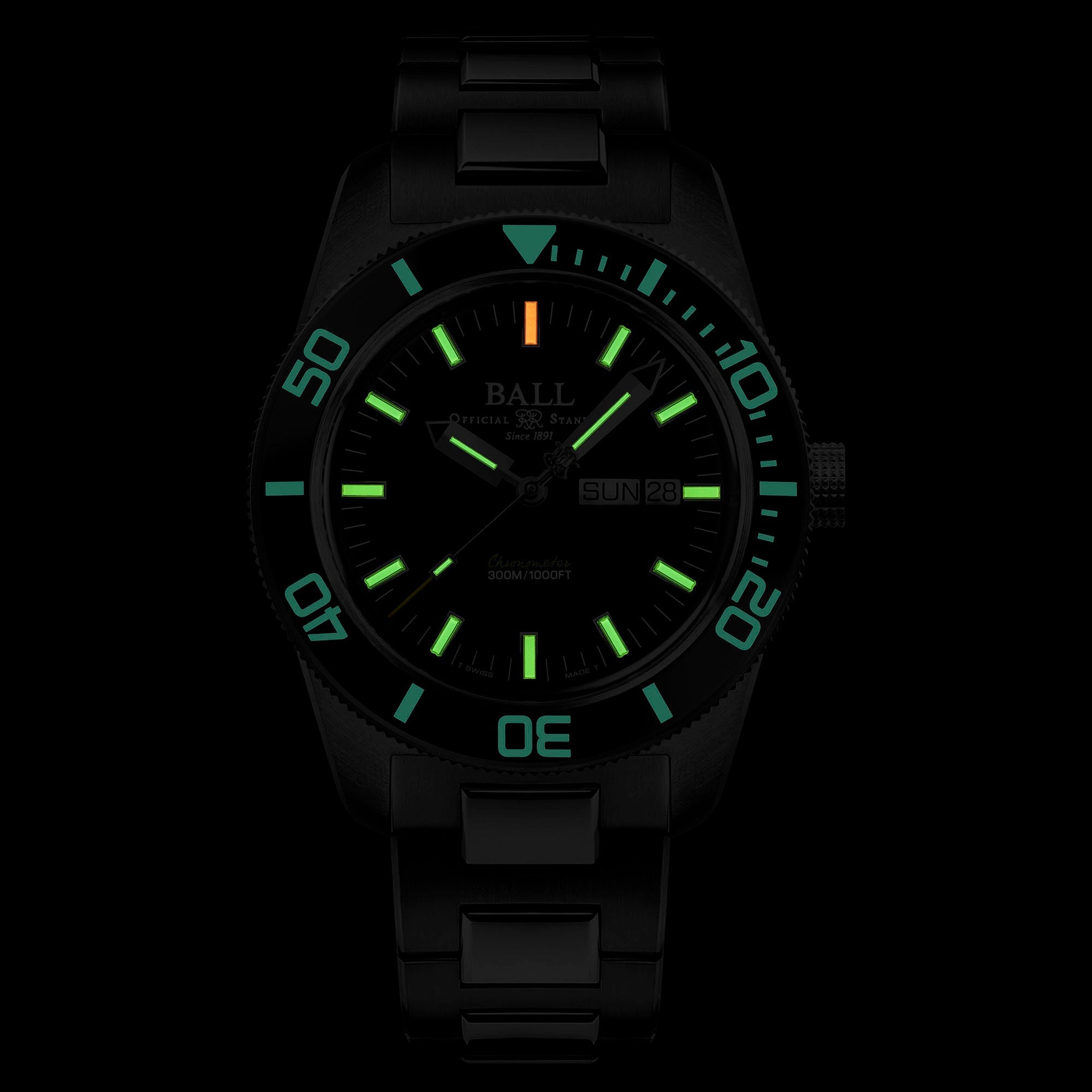 Ball Engineer Master II Skindiver Heritage Men's Black Watch