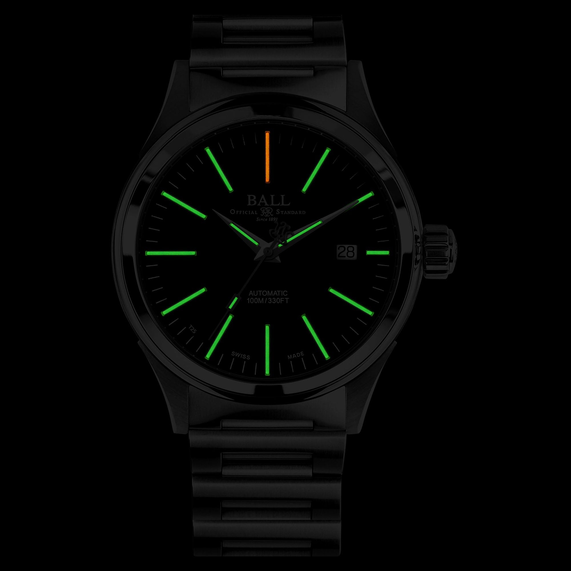 Ball Fireman Enterprise Men's Black Watch