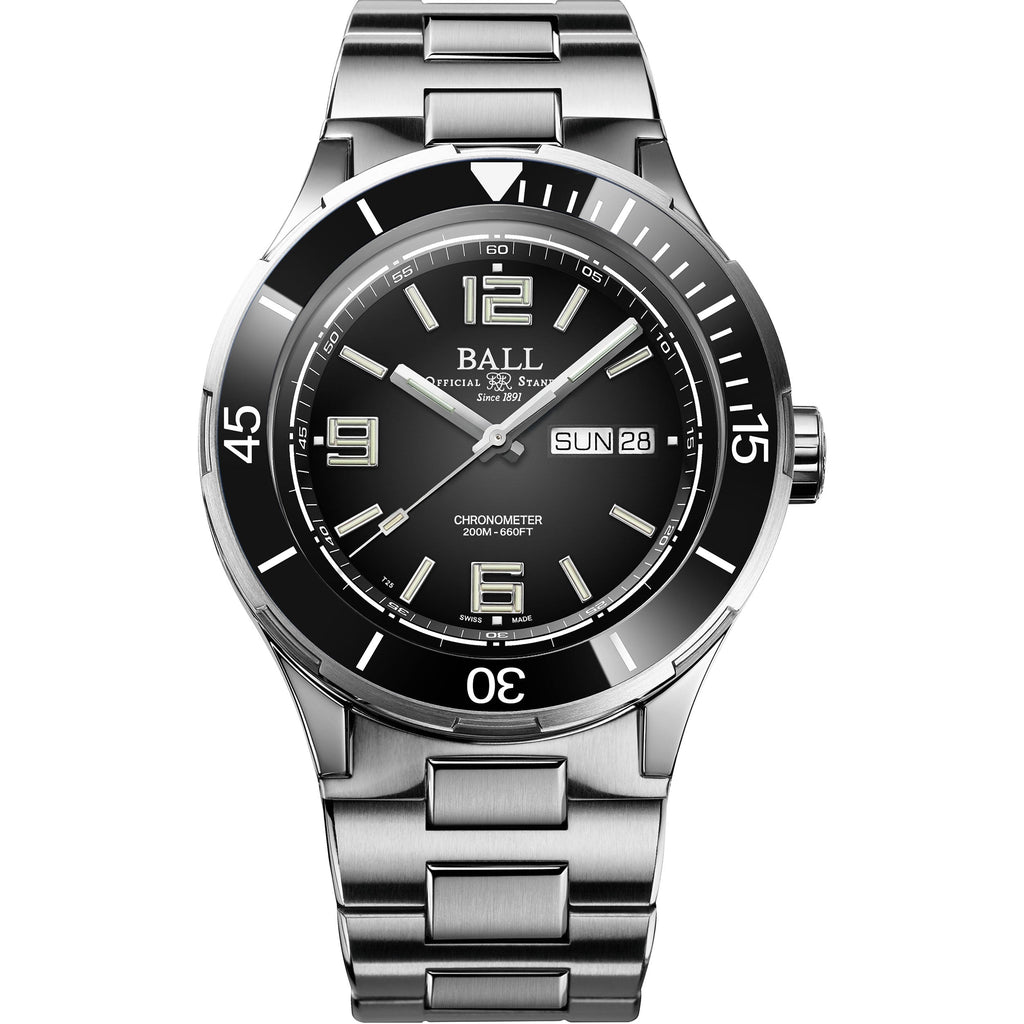 Ball Roadmaster Marine Fume Auto Men's Black Watch