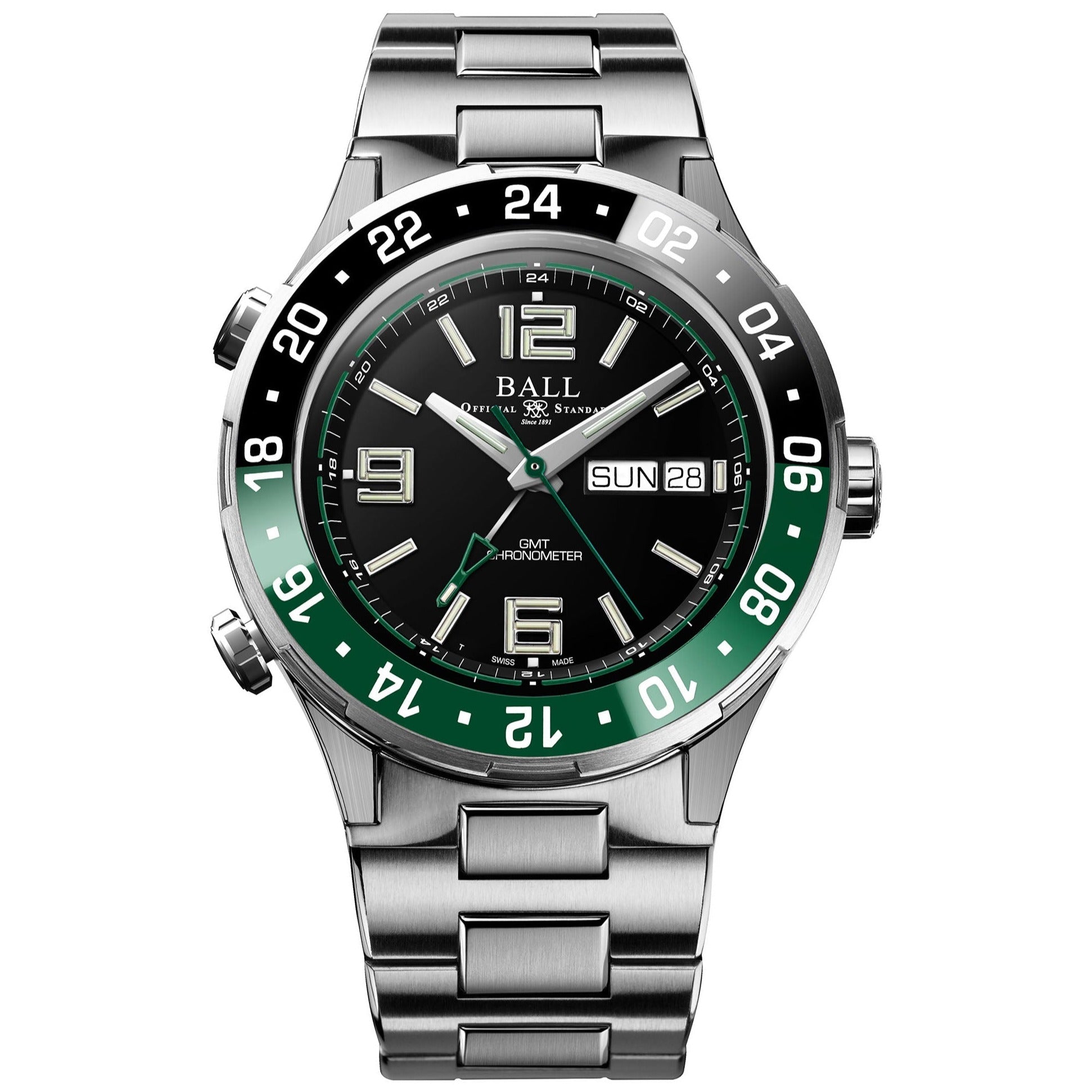 Ball Roadmaster Marine GMT Men's Black Watch