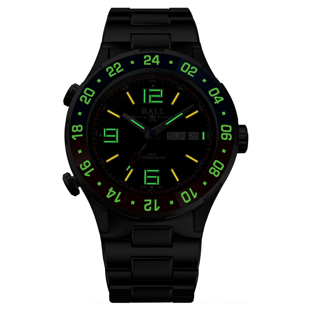 Ball Roadmaster Marine GMT Men's Black Watch