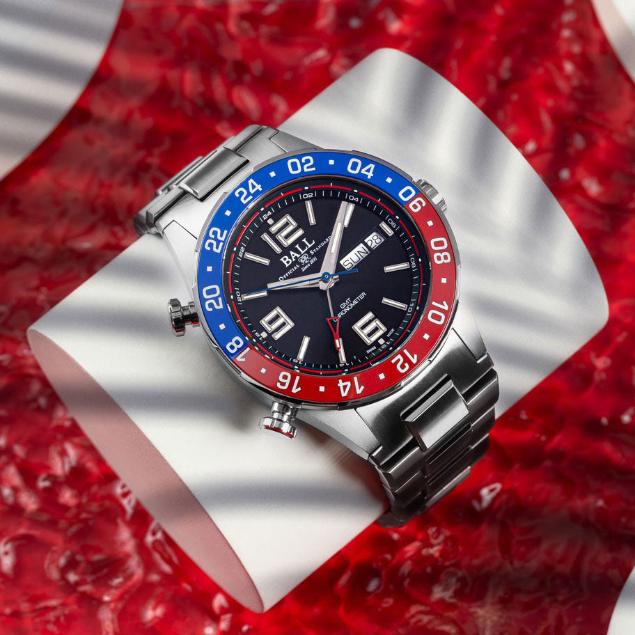 Ball Roadmaster Marine GMT Men's Black Watch