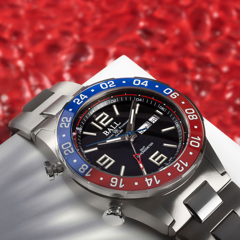 Ball Roadmaster Marine GMT Men's Black Watch