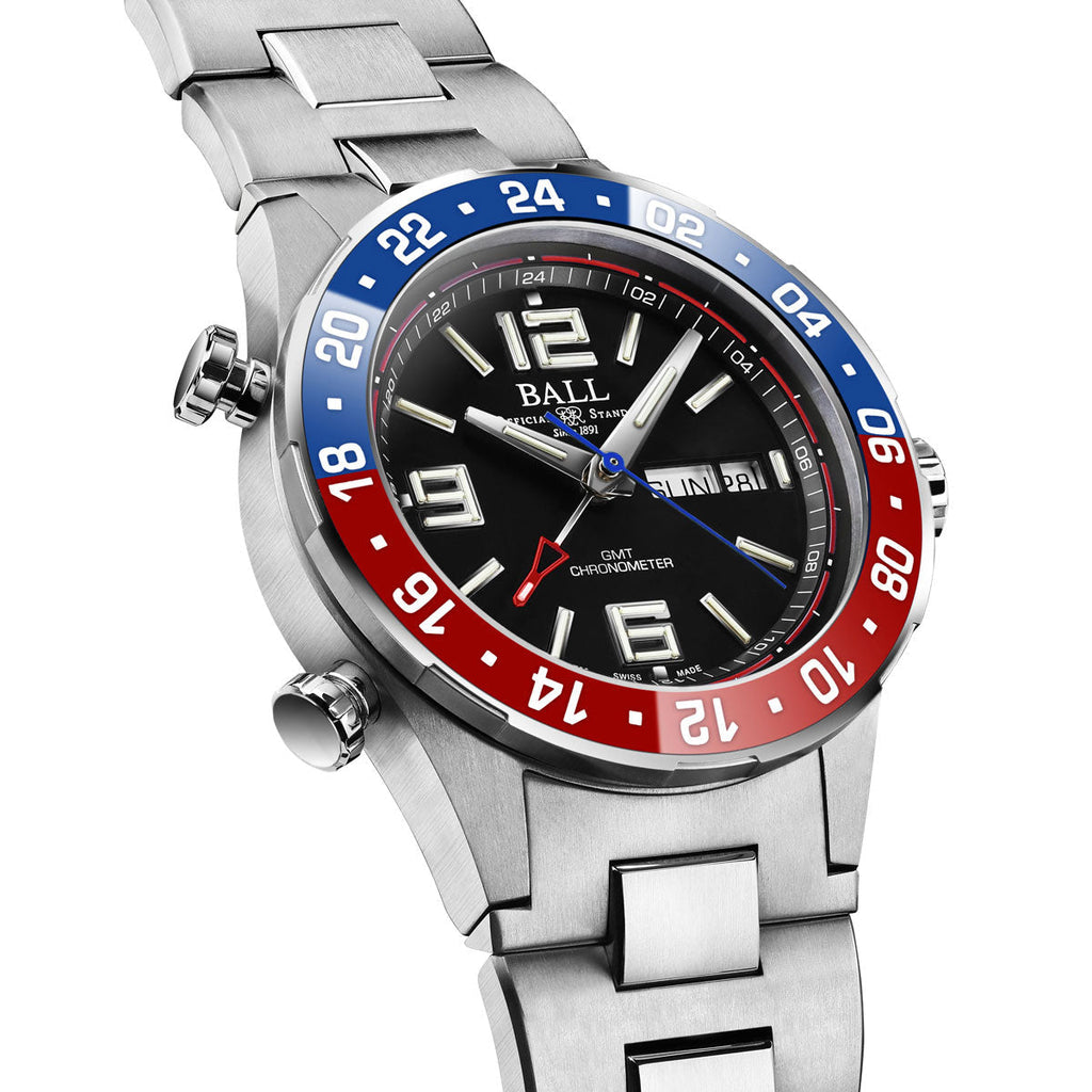 Ball Roadmaster Marine GMT Men's Black Watch
