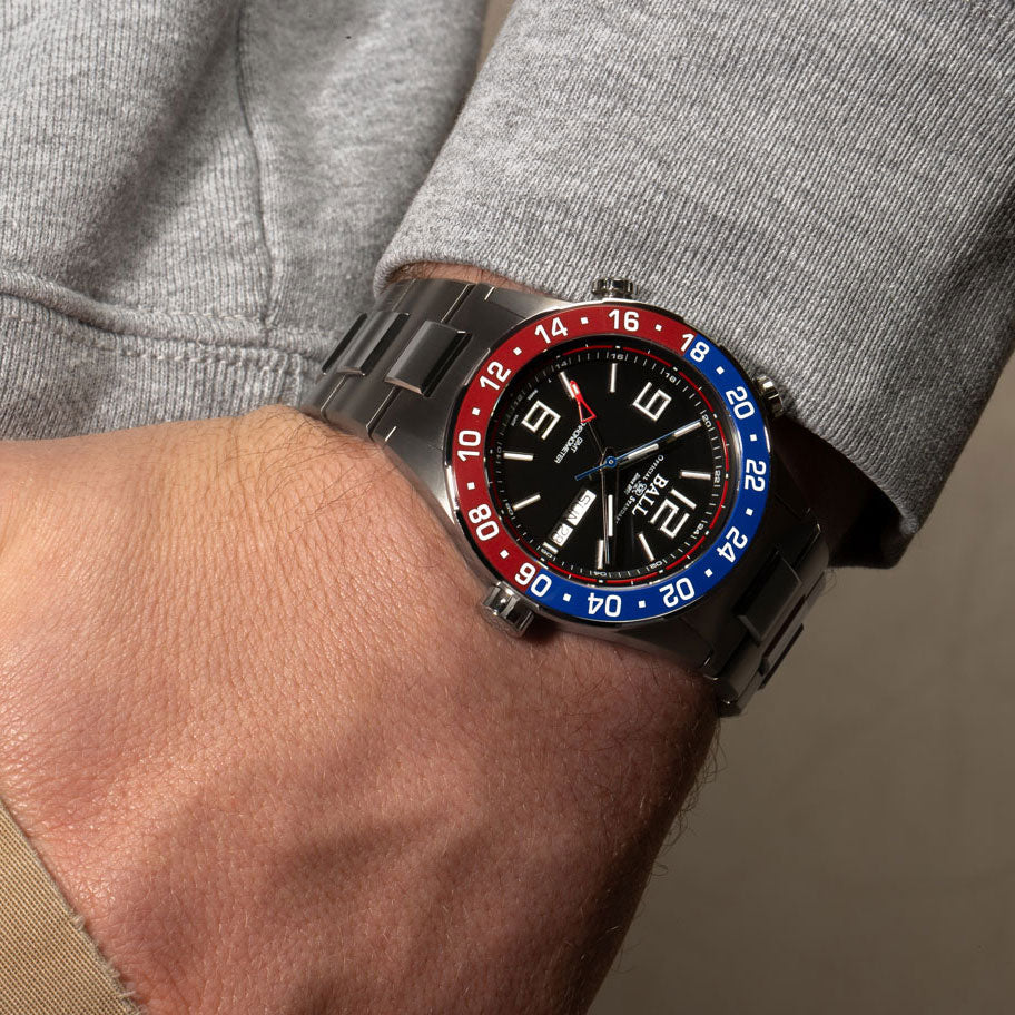 Ball Roadmaster Marine GMT Men's Black Watch