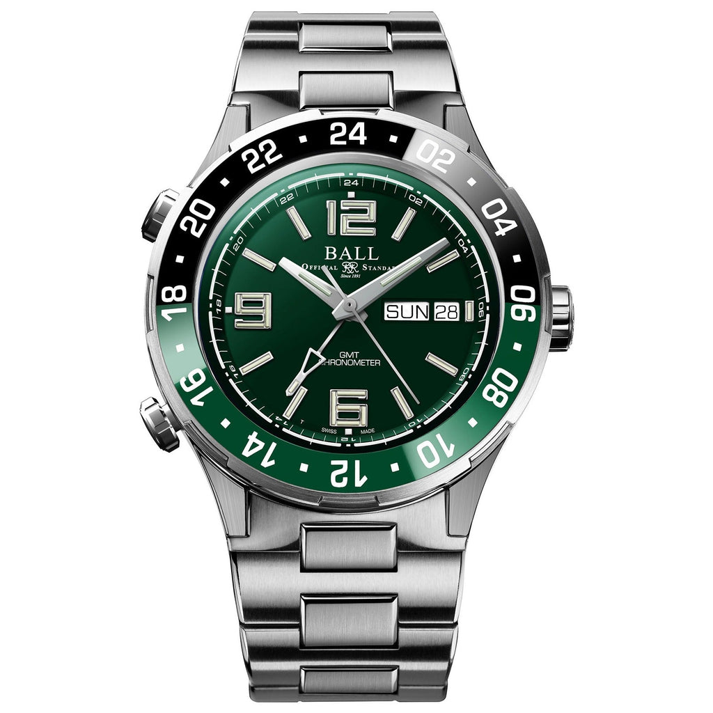 Ball Roadmaster Marine GMT Men's Green Watch
