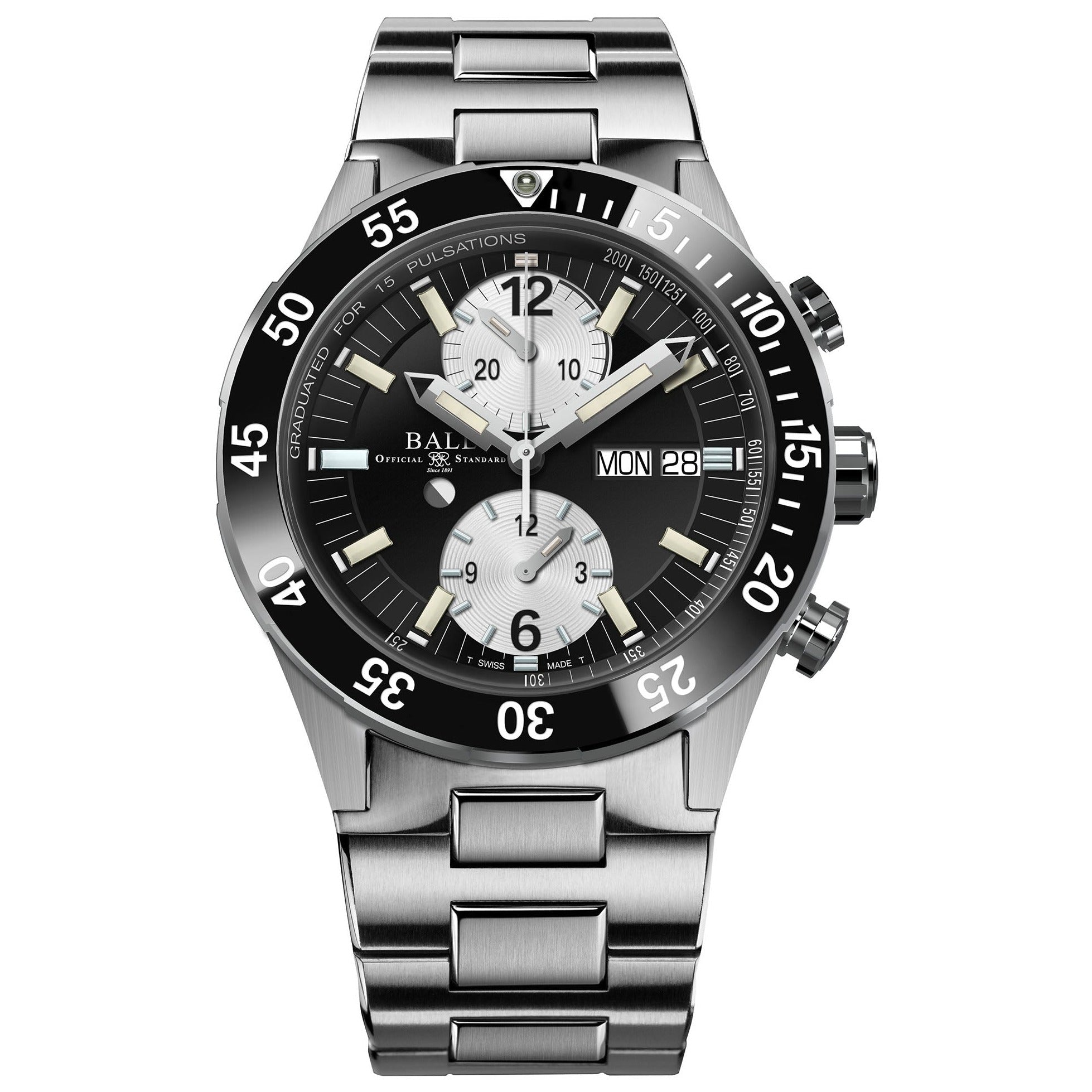 Ball Roadmaster Rescue Chronograph Men's Black Watch