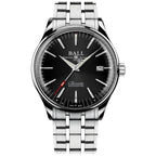 Ball Trainmaster Manufacture 80 Hours Men's Black Watch