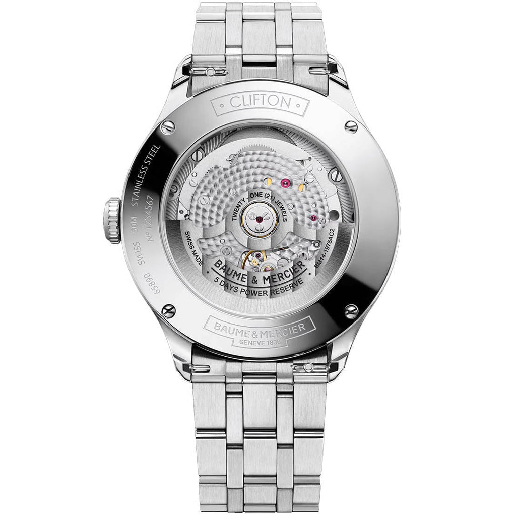 Baume & Mercier Clifton Automatic Men's Blue Watch 10725