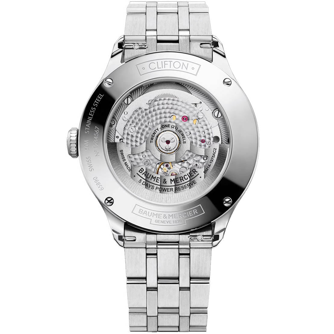 Baume & Mercier Clifton Automatic Men's Blue Watch 10725