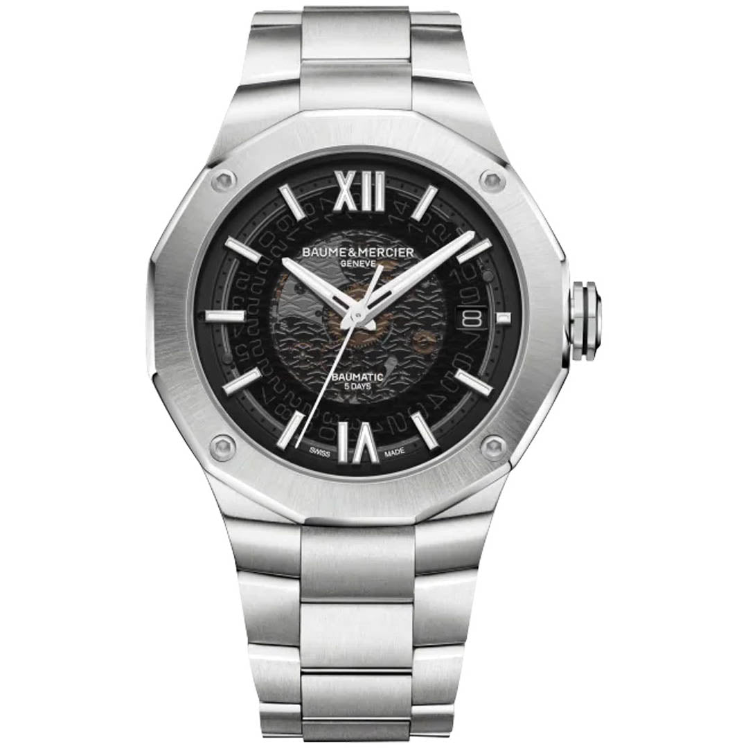 Baume & Mercier Riviera Automatic Men's Silver Watch 10702