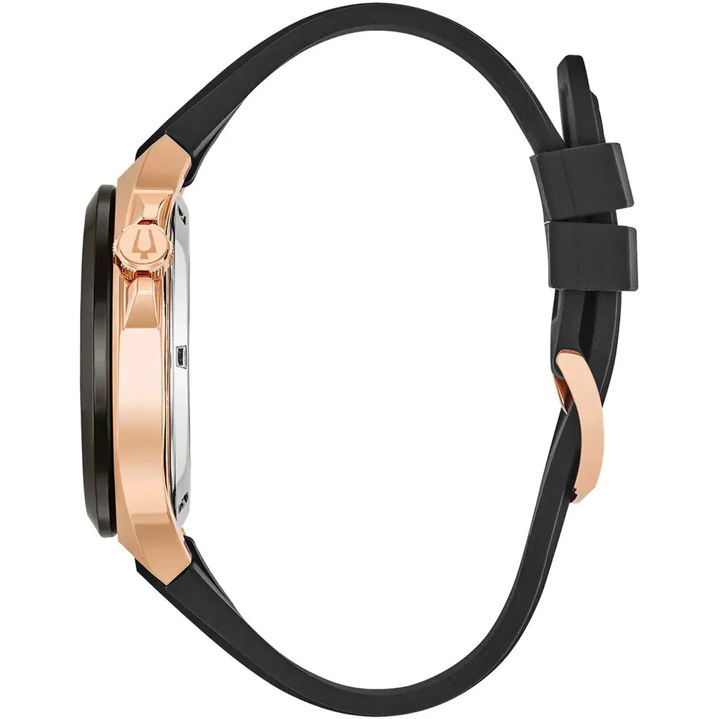 Bulova Maquina Auto Men's Rose Gold Watch