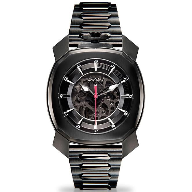Gaga Milano Men's Black Frame One Automatic Watch