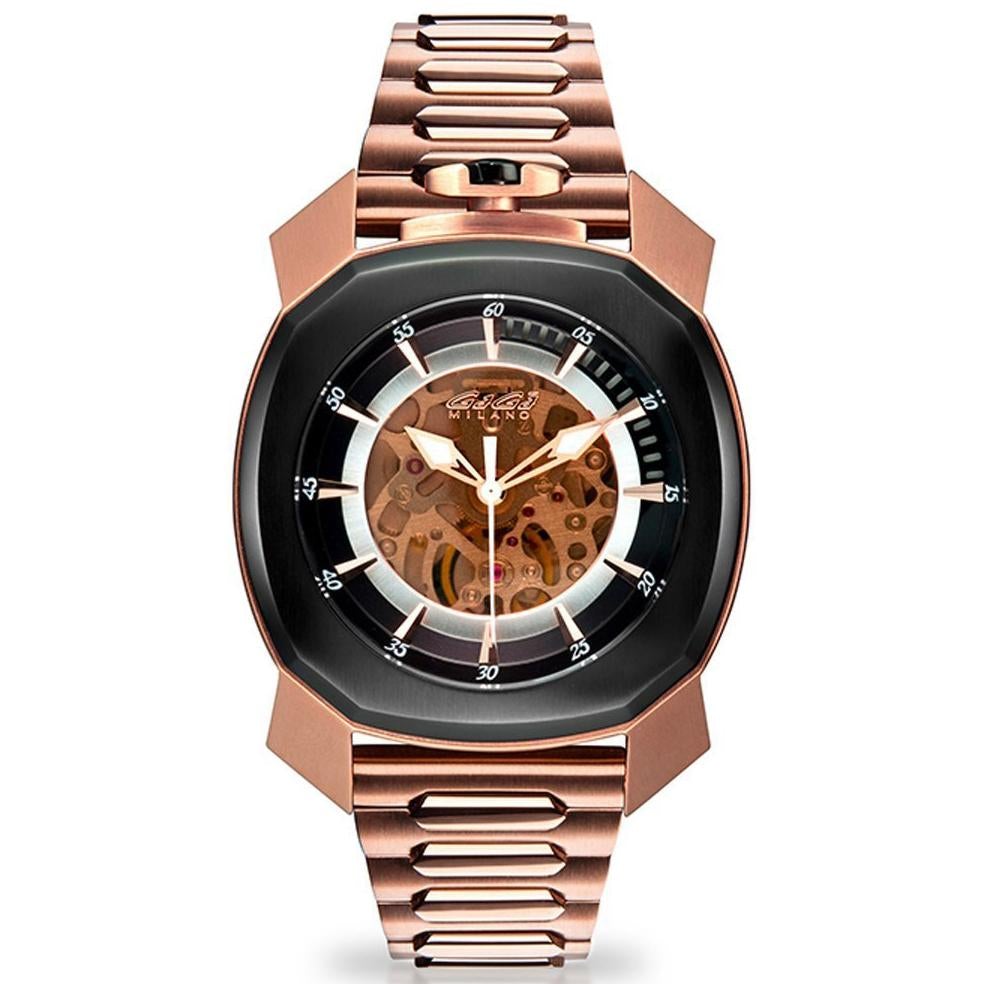 Gaga Milano Men's Gold Frame One Automatic Watch