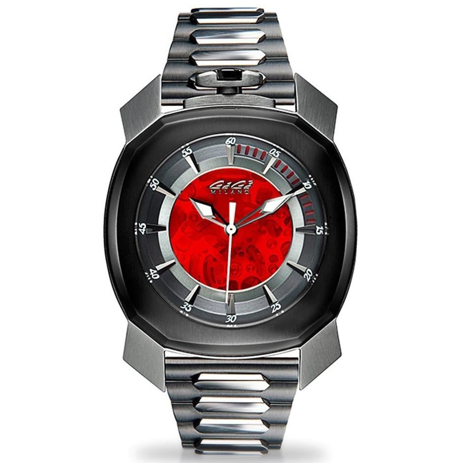 Gaga Milano Men's Red Frame One Automatic Watch