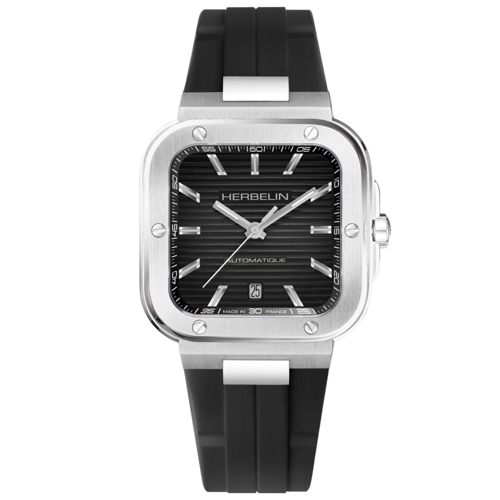 Herbelin Cap Camarat Square Automatic Men's Black Watch