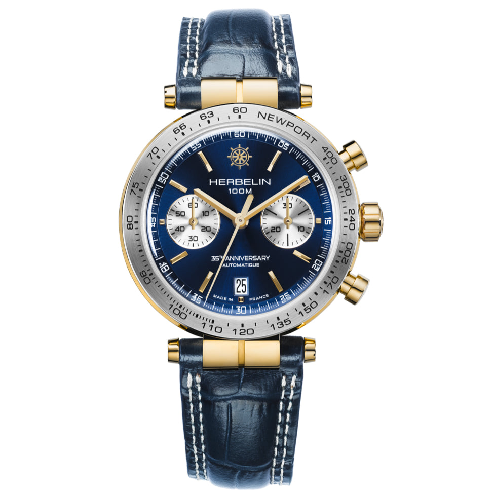 Herbelin Newport Automatic Chrono Men's Blue Watch