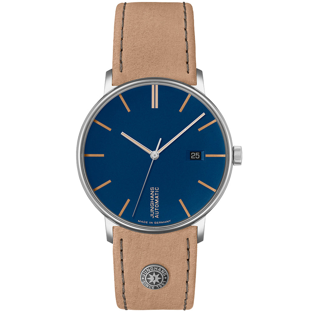 Junghans FORM A Men's Blue/Brown Watch