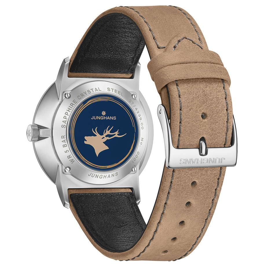 Junghans FORM A Men's Blue/Brown Watch