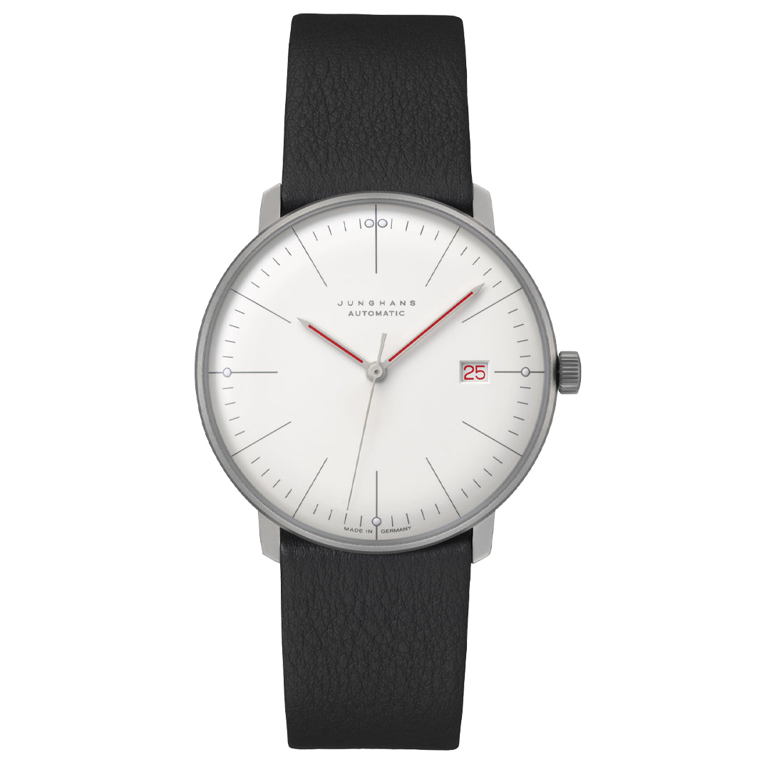 Junghans Max Bill Automatic Bauhaus Men's Black White Watch