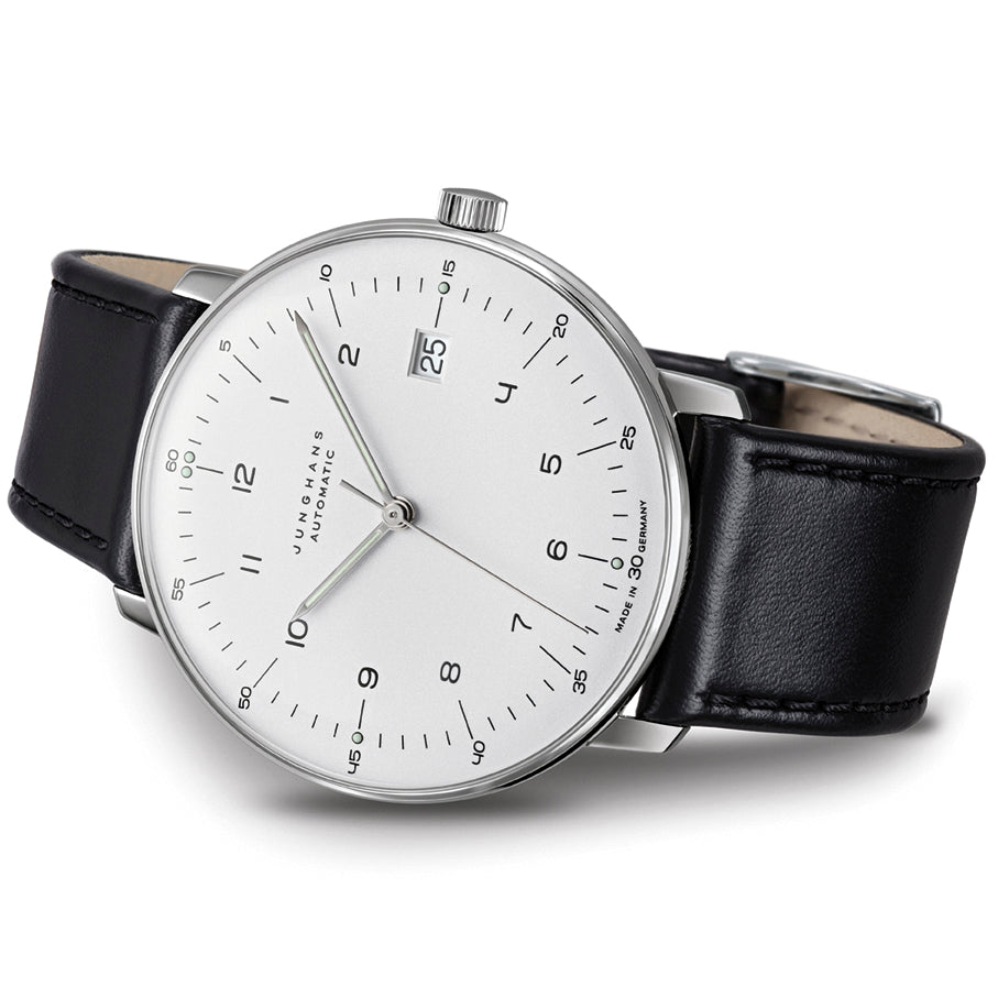 Junghans Max Bill Automatic Bauhaus Unisex White/Black Watch