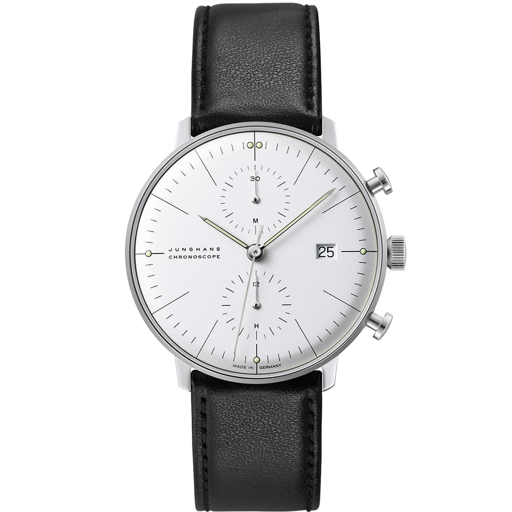 Junghans Max Bill Chronoscope Men's White/Black Watch