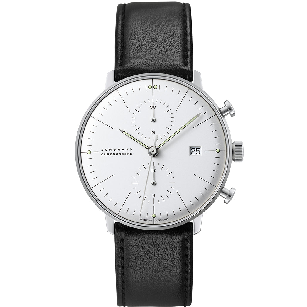 Junghans Max Bill Chronoscope Men's White/Black Watch