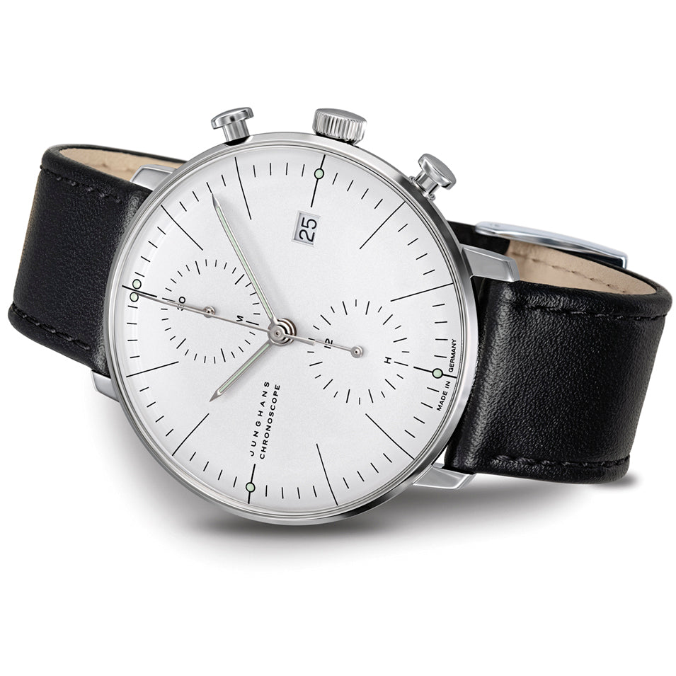 Junghans Max Bill Chronoscope Men's White/Black Watch