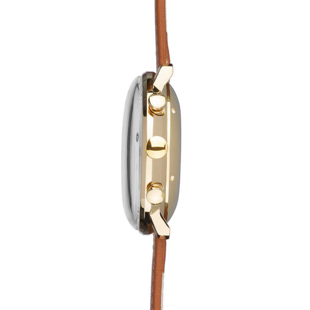 Junghans Max Bill Chronoscope Men's White/Gold Watch