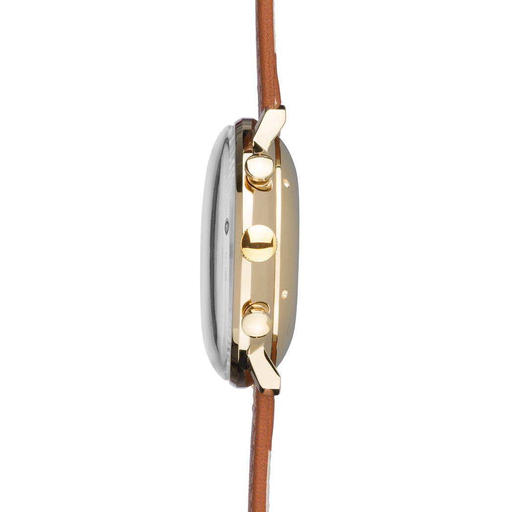 Junghans Max Bill Chronoscope Men's White/Gold Watch