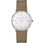 Junghans Max Bill Kleine Unisex White/Brown Watch