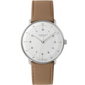Junghans Max Bill Men's White/Brown Watch