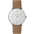 Junghans Max Bill Men's White/Brown Watch