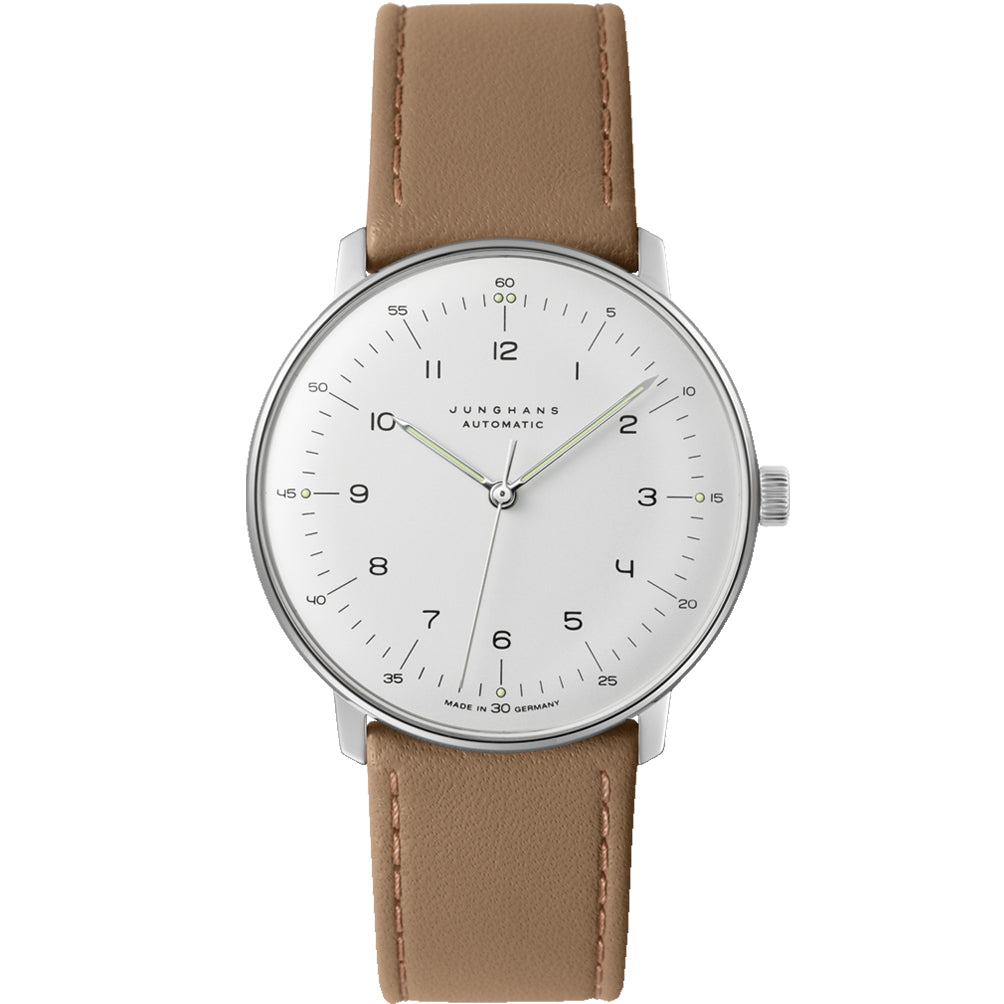 Junghans Max Bill Men's White/Brown Watch