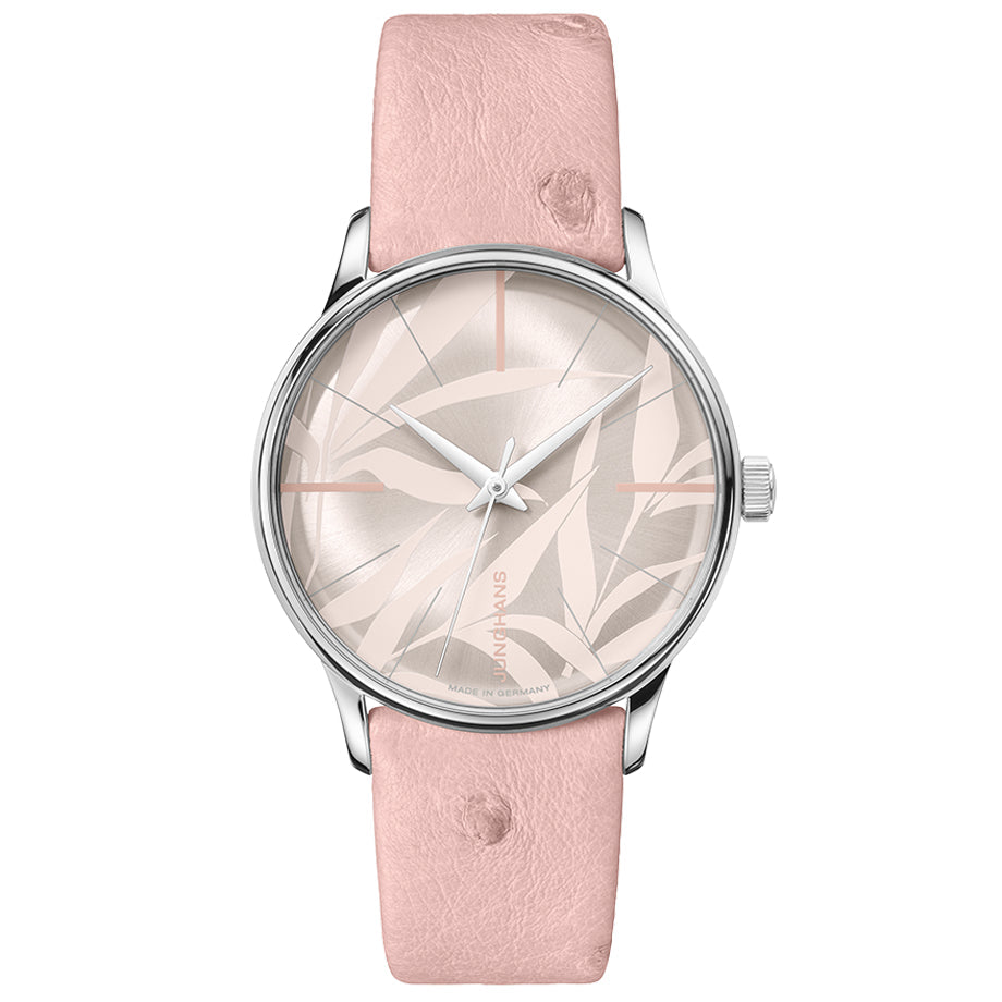 Junghans Meister Automatic Damen Ladies Beige/Pink Watch