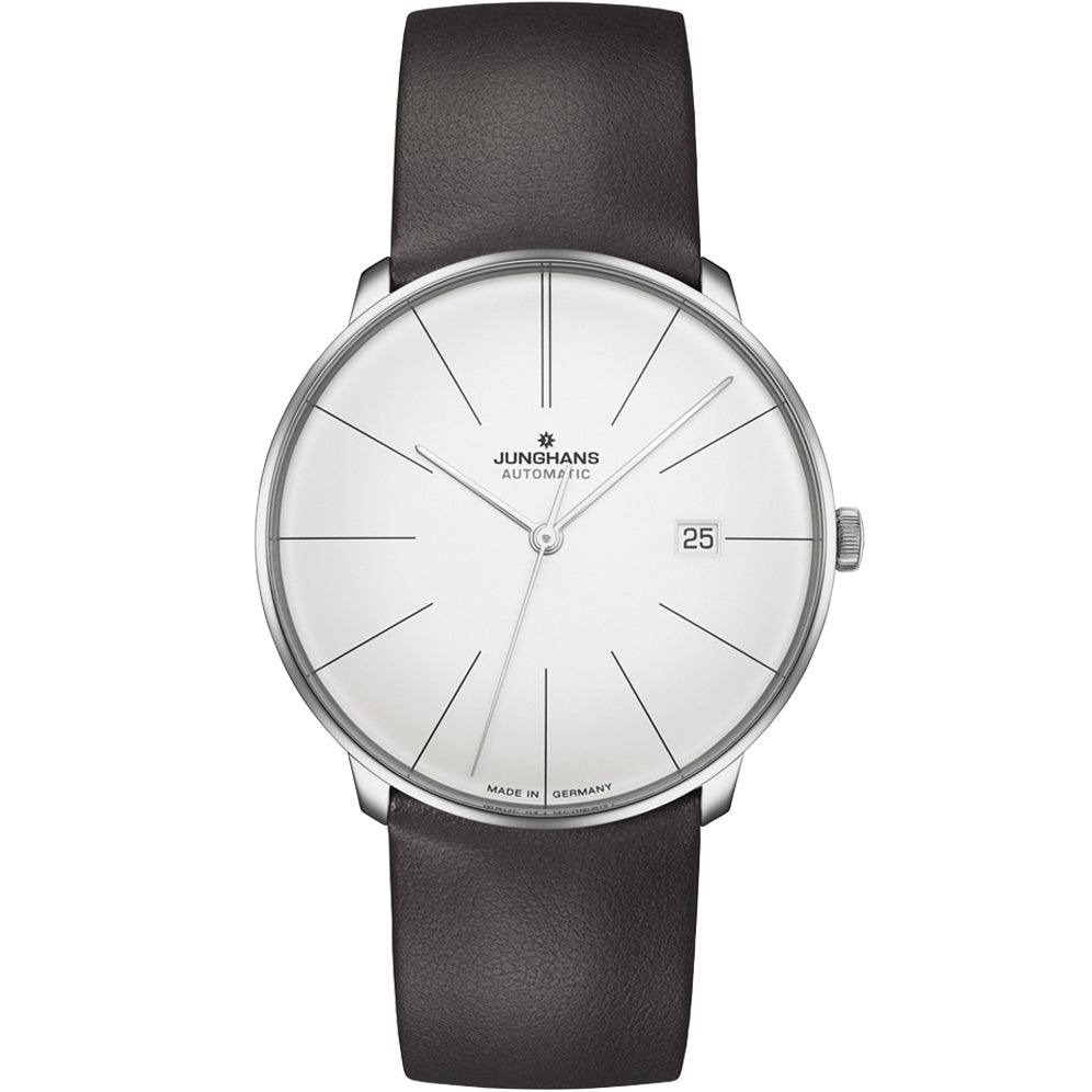 Junghans Meister Fein Automatic Men's White/Brown Watch
