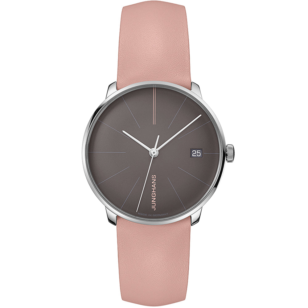 Junghans Meister Fein Kleine Ladies Grey/Pink Watch