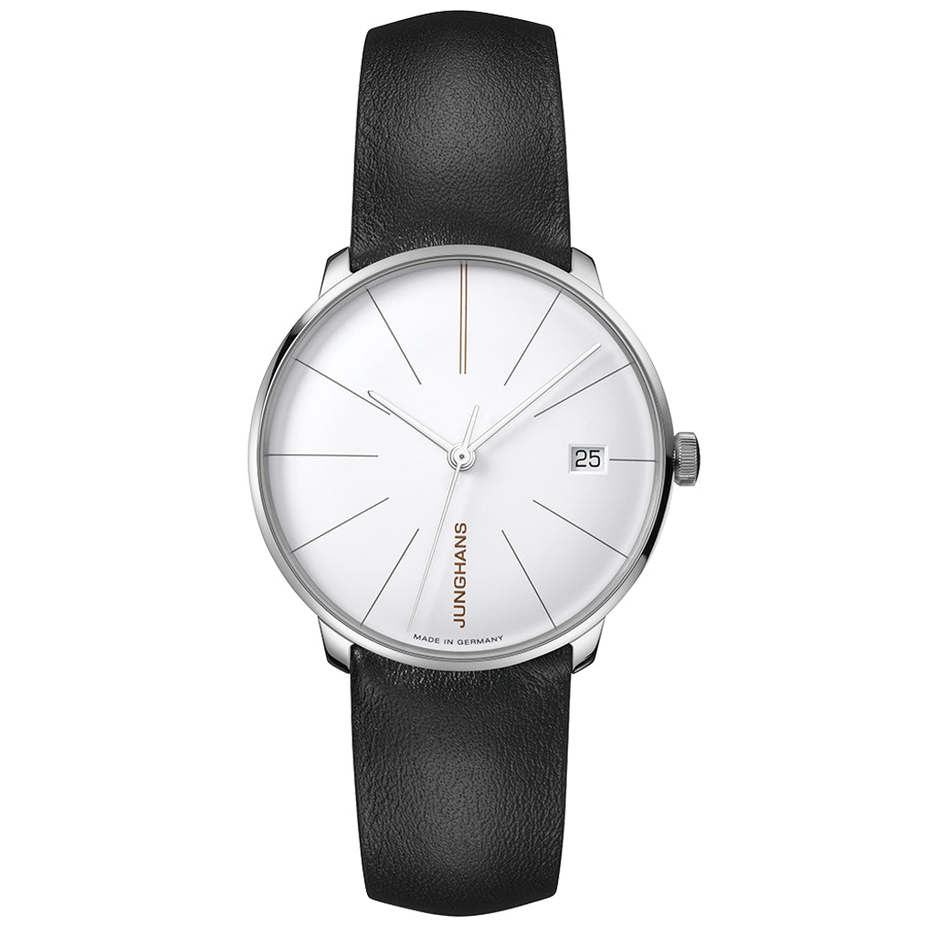 Junghans Meister Fein Kleine Men's White/Black Watch