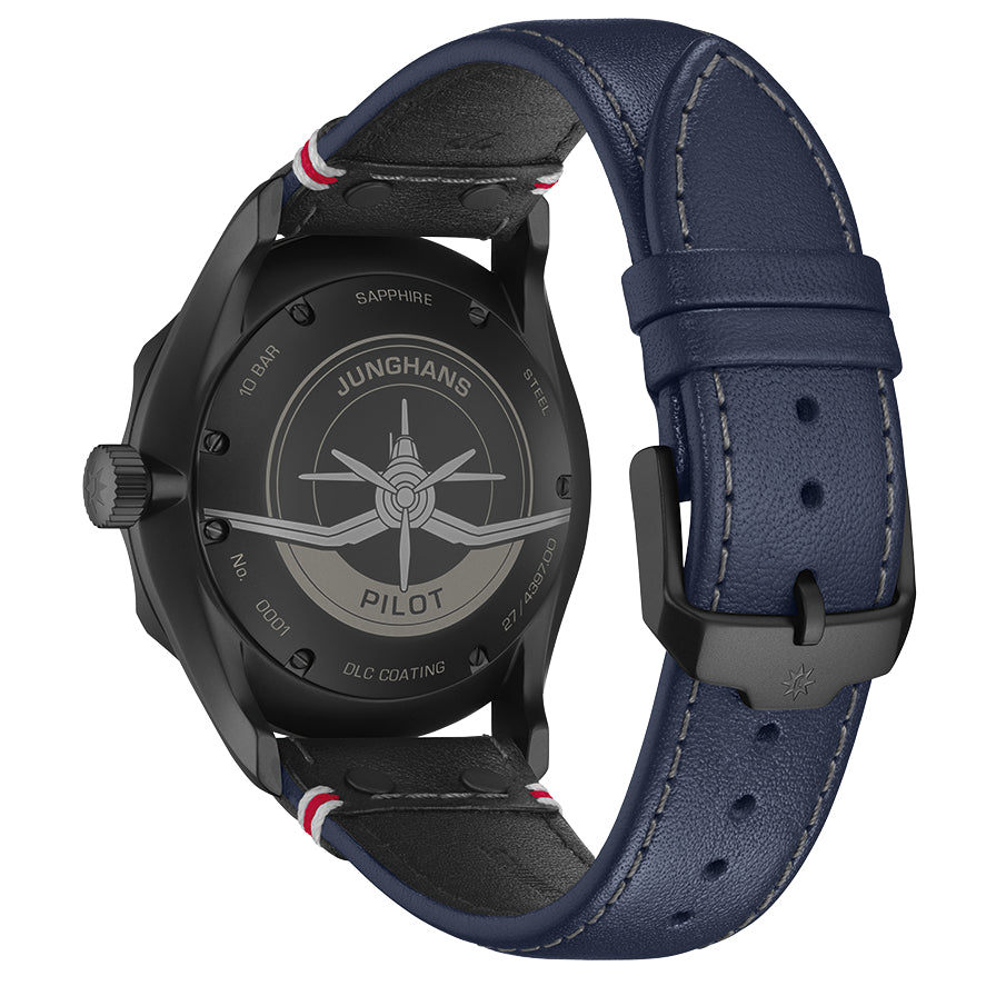 Junghans Meister Pilot Automatic Men's Navy Blue Watch