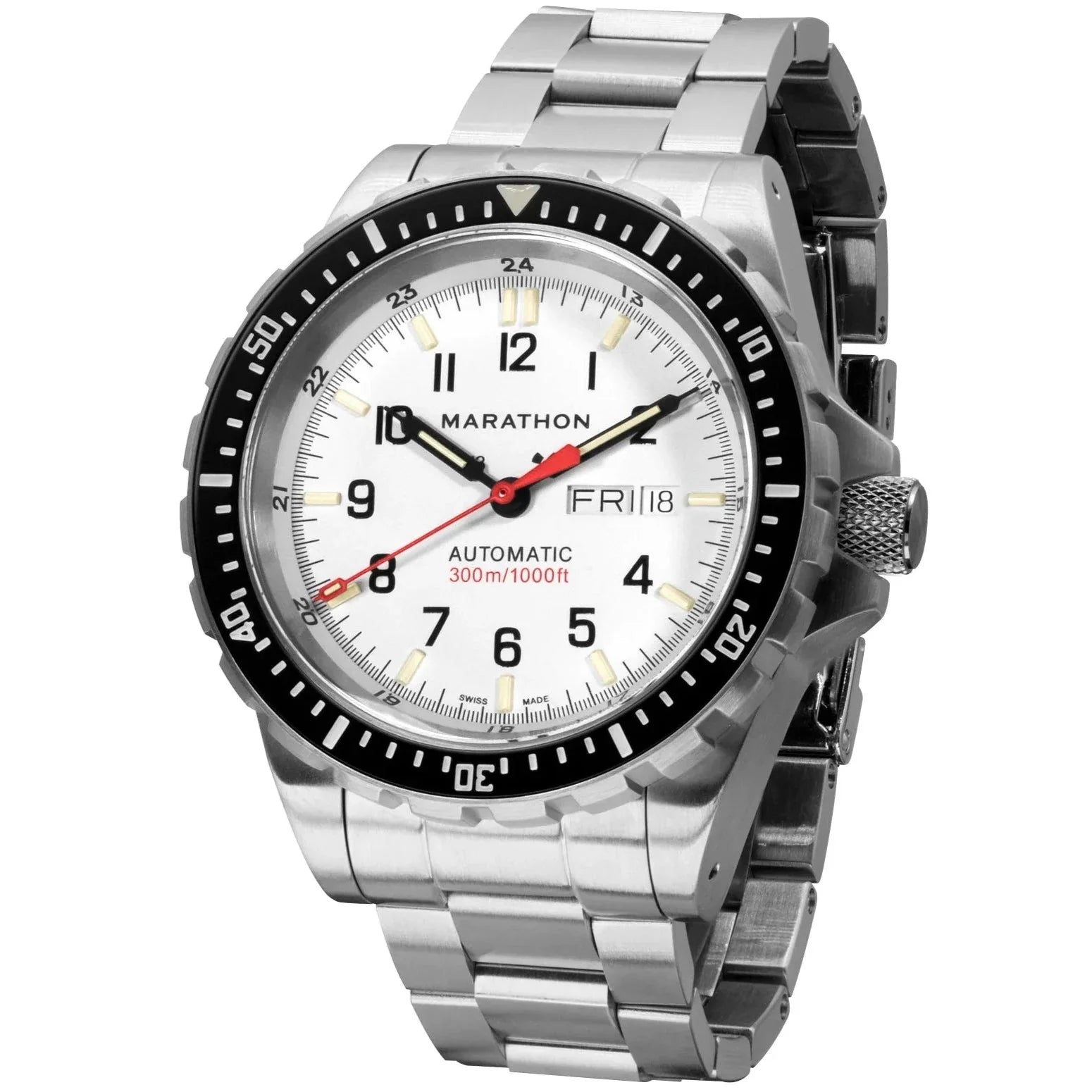 Marathon Arctic Edition Jumbo Diver's Automatic (JDD) - 46mm No Government Markings Stainless Steel