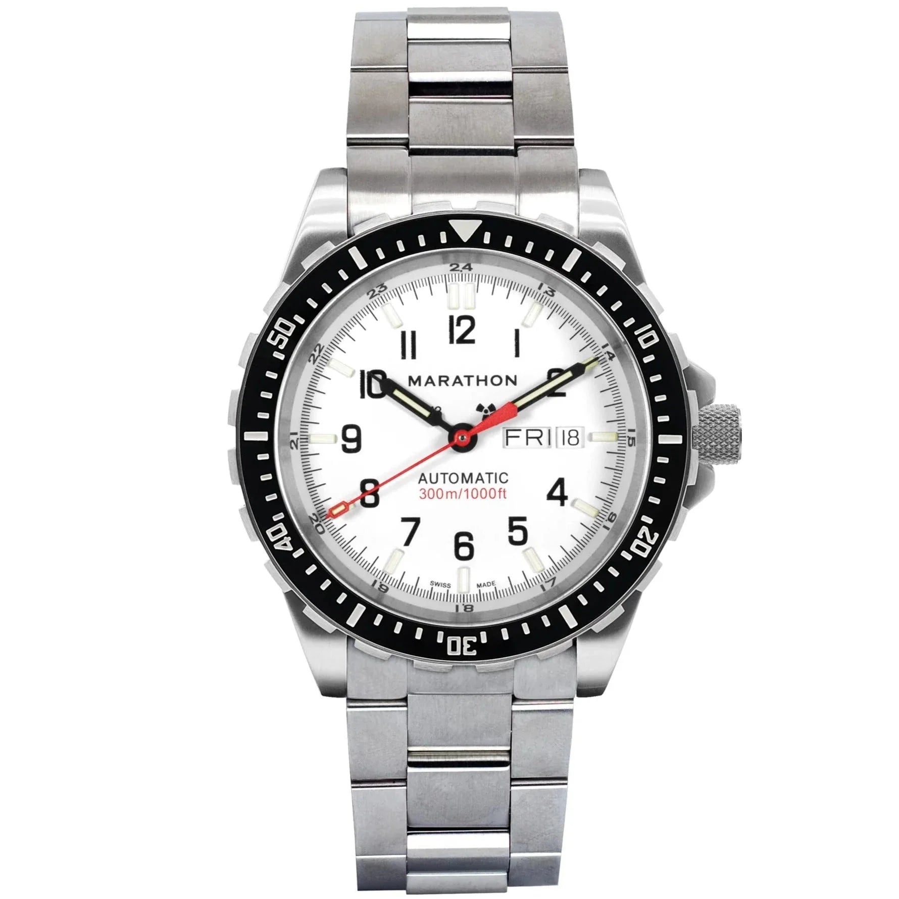 Marathon Arctic Edition Jumbo Diver's Automatic (JDD) - 46mm No Government Markings Stainless Steel